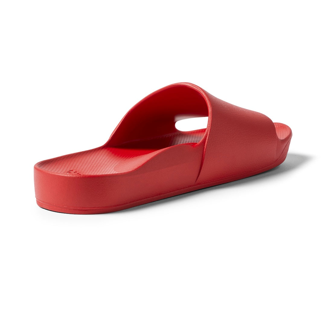 Classic Slides with Arch Support - Chili Red