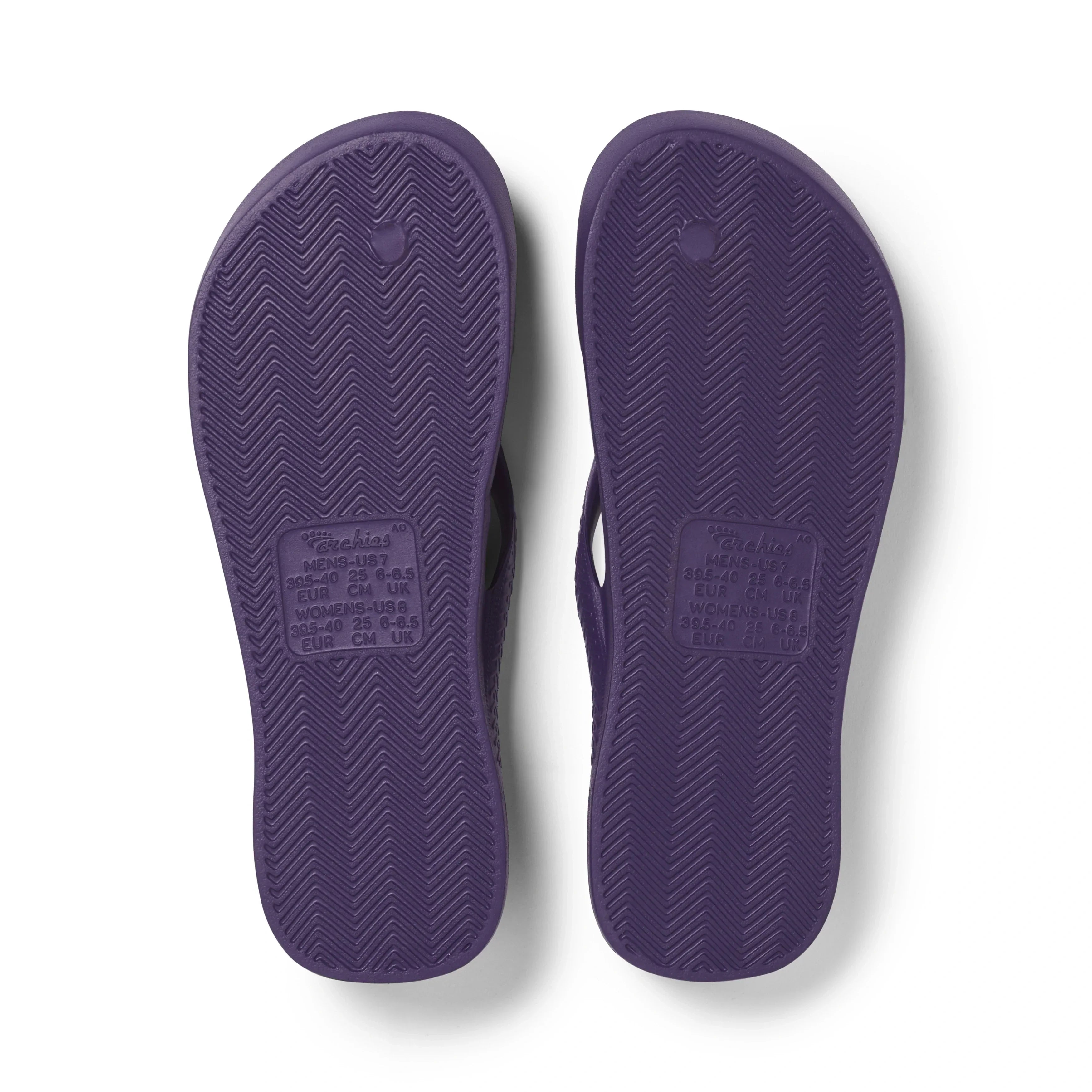 Arch Support Flip Flops - Classic - Acai Purple