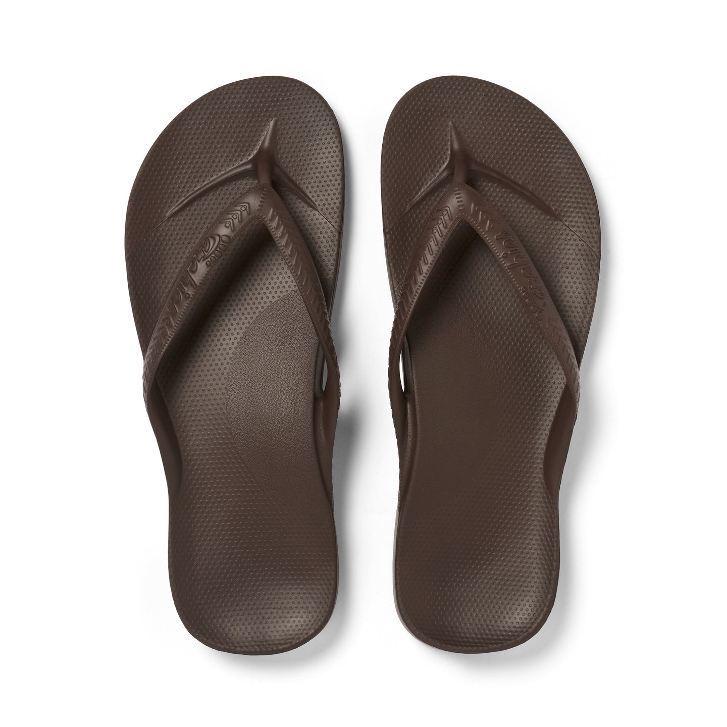 Brown Classic Arch Support Flip-Flops