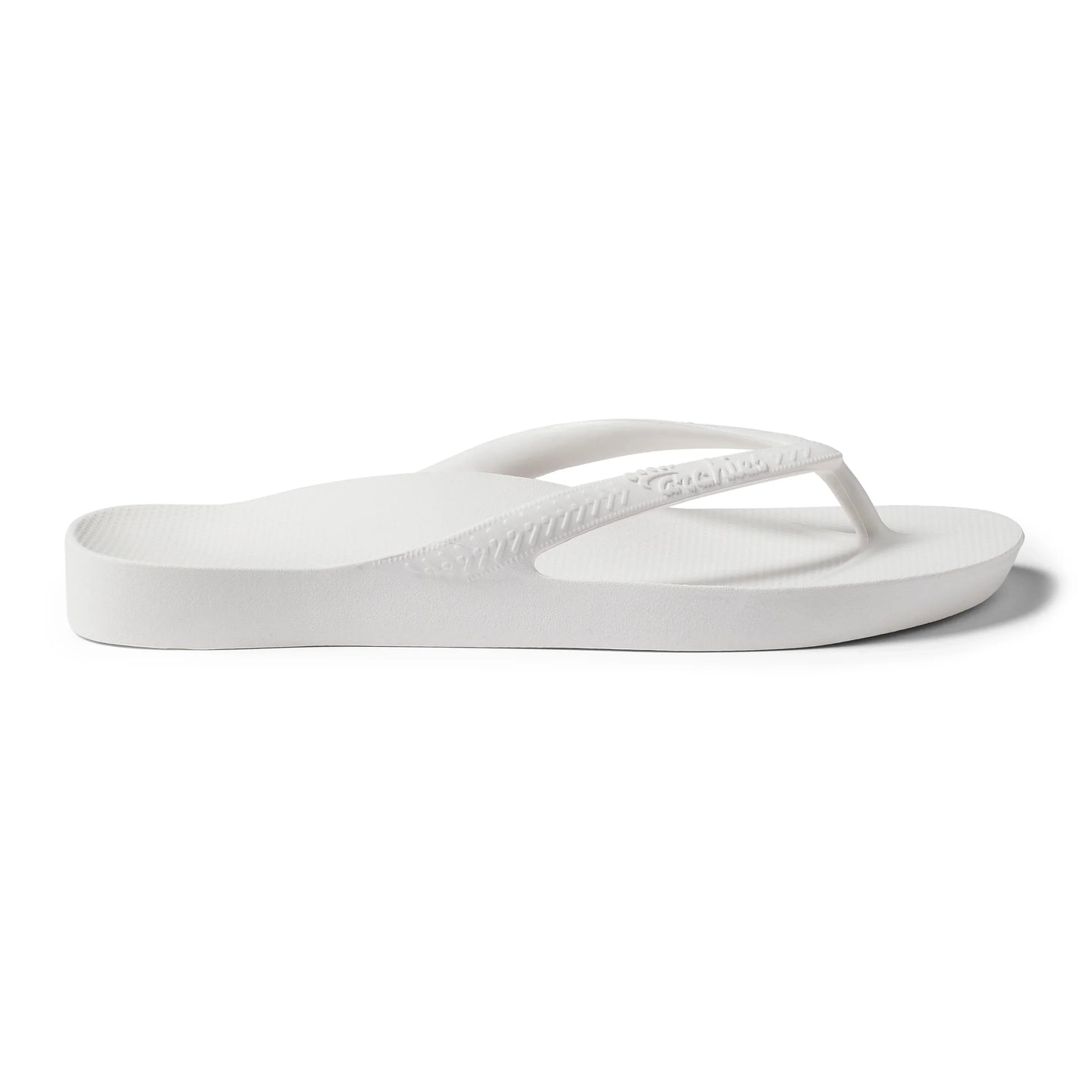Classic Flip-Flops with Arch Support - White