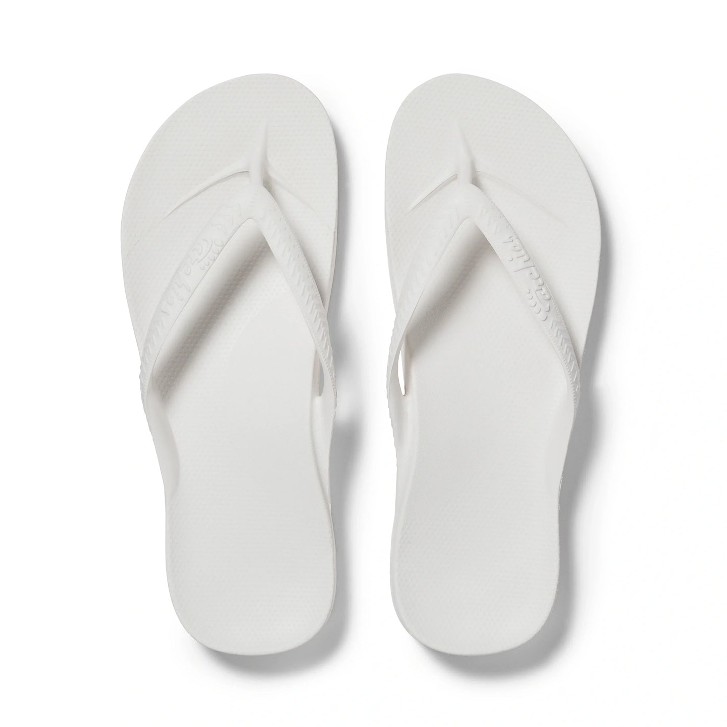 White Classic Arch Support Flip-Flops