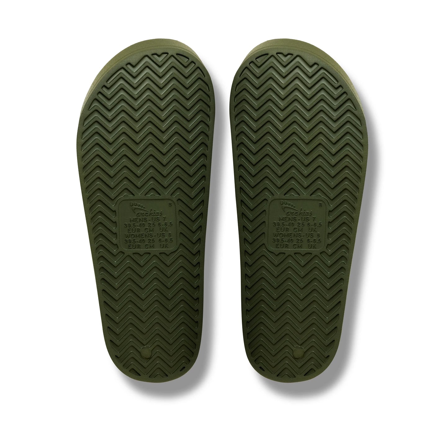 Classic Slides with Arch Support - Olive